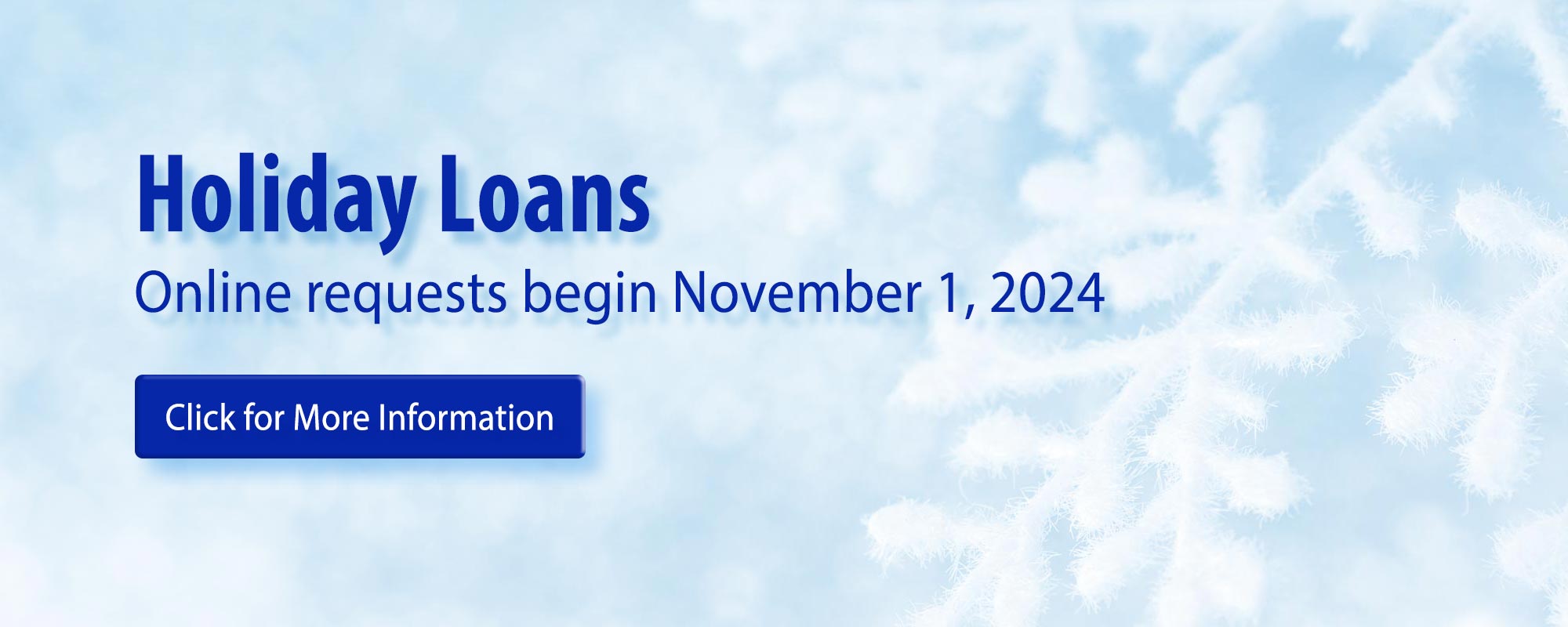 Holiday Loans - click for information